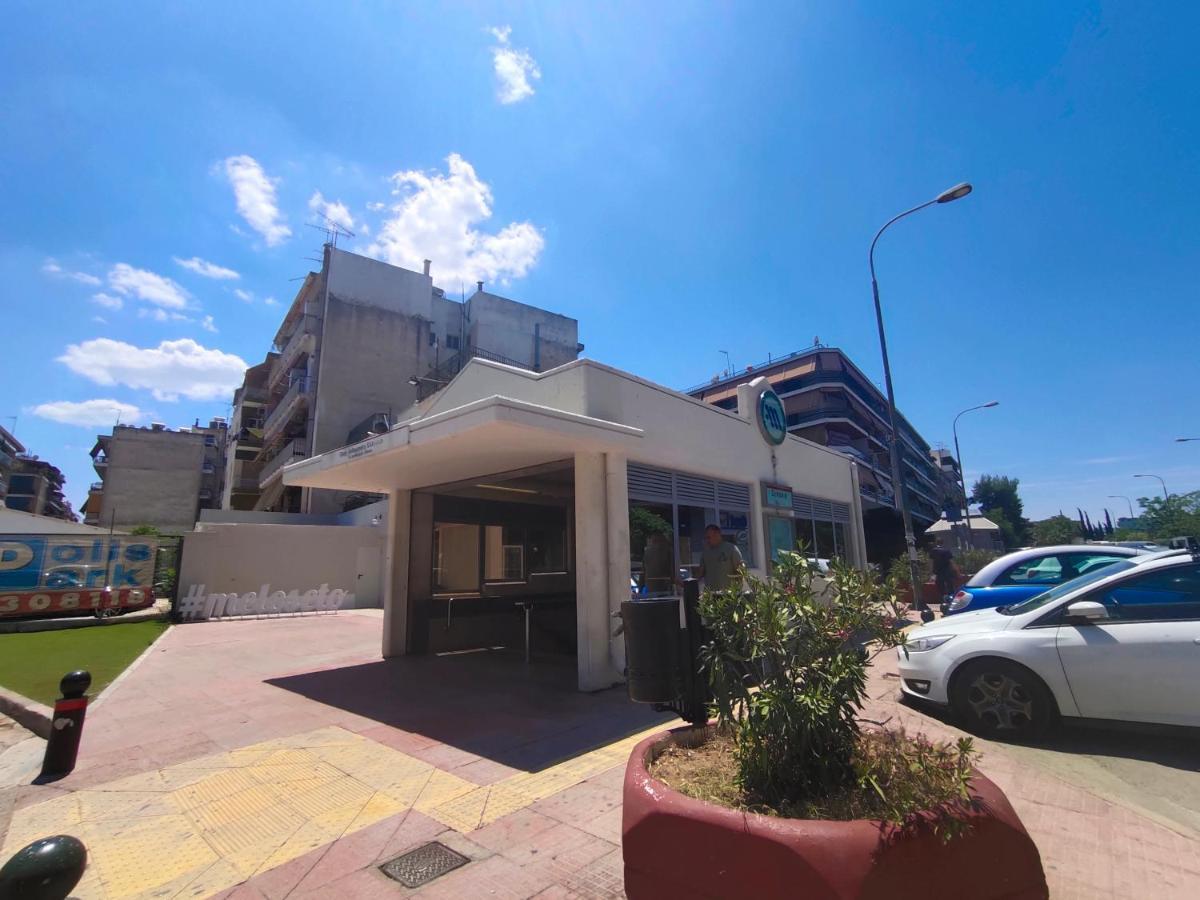 Wsd Hera Luxury Stylish 2Bd Apt With City View Balcony Near Merto Athene Buitenkant foto